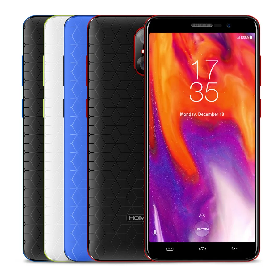 HOMTOM S12 смартфон 5 0 дюймов HD 18:9 полный Дисплей 1 ГБ Оперативная память 8 Встроенная