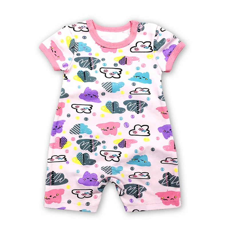 

Free Shipping Baby Clothing 2021 New Newborn jumpsuits Baby Boy Girl Romper Clothes Short Sleeve Infant Product