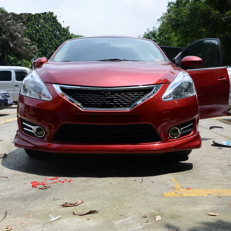 Передние противотуманные светильник/рамка фар с покрытием из АБС для Nissan Tiida 2011