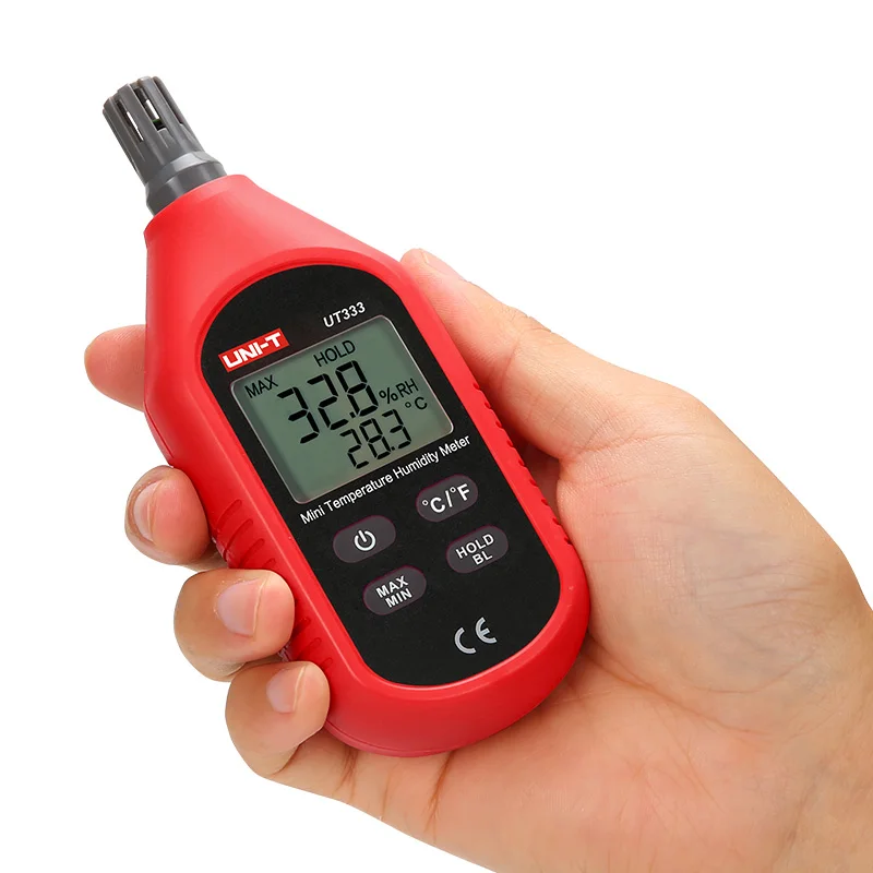 UNI-T UT333 мини Температура измеритель влажности в помещении Открытый гигрометр