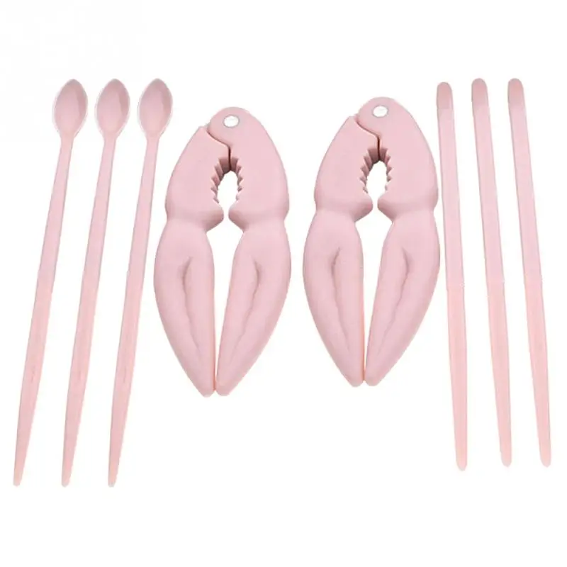 8 шт./компл. ложка Краб Пластик Омар морской Еда инструмент крекер основа