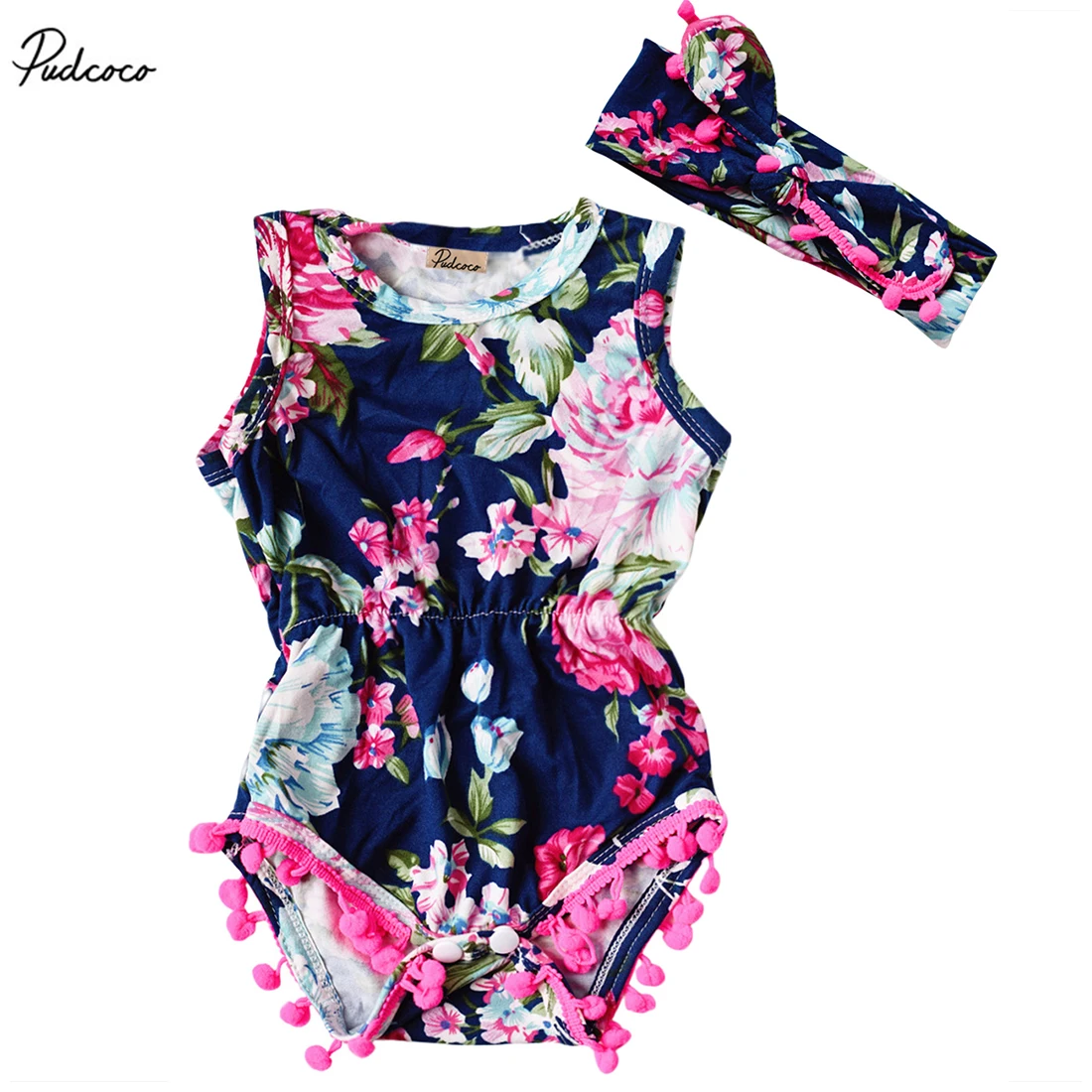 Новинка 2017 летний Летний комбинезон для новорожденных девочек 0 24 месяцев|newborn