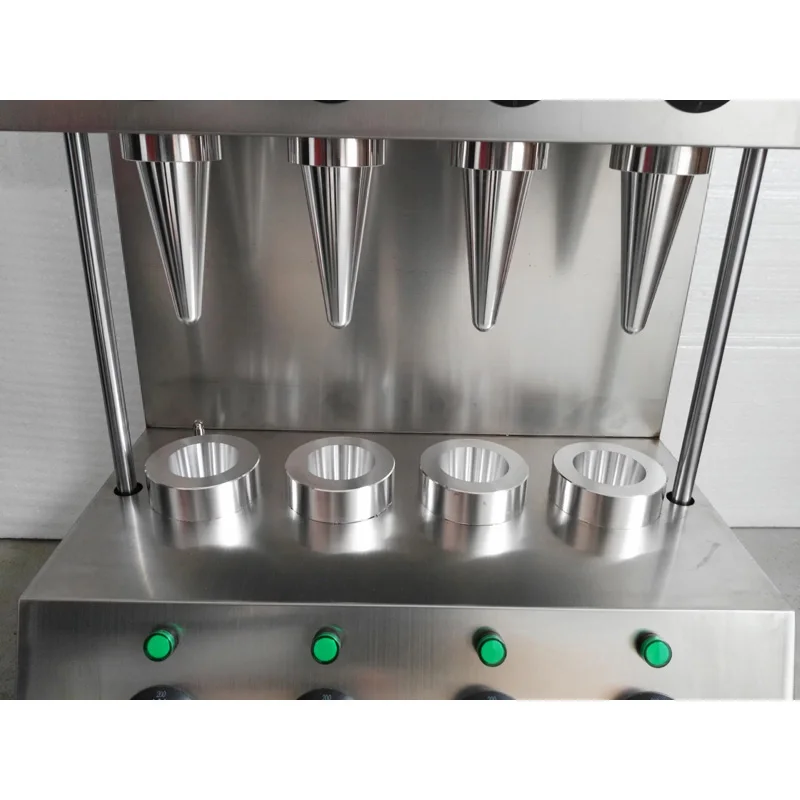 Китайская Коммерческая Вафля из нержавеющей стали мороженое сахар конус