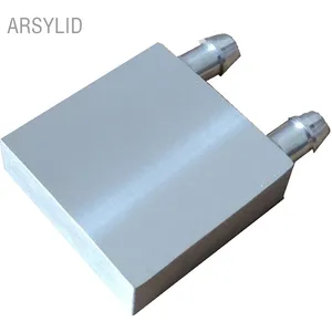 Алюминиевый радиатор ARSYLID для процессора, 40*40*12 мм, 80120160200, блок водяного охлаждения, радиатор для процессора, GPU, ПК, ноутбука