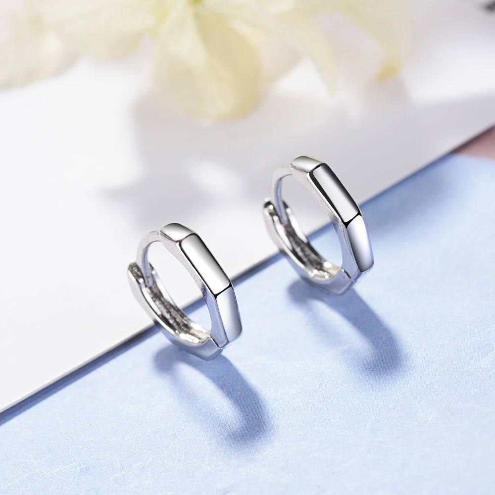 Серьги-кольца из серебра 925 пробы для маленьких девочек маленькая серьга-кольцо