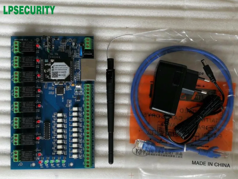 Сверхнизкой Мощность последовательного порта WI FI модуль FI/LAN реле USR IO88 8