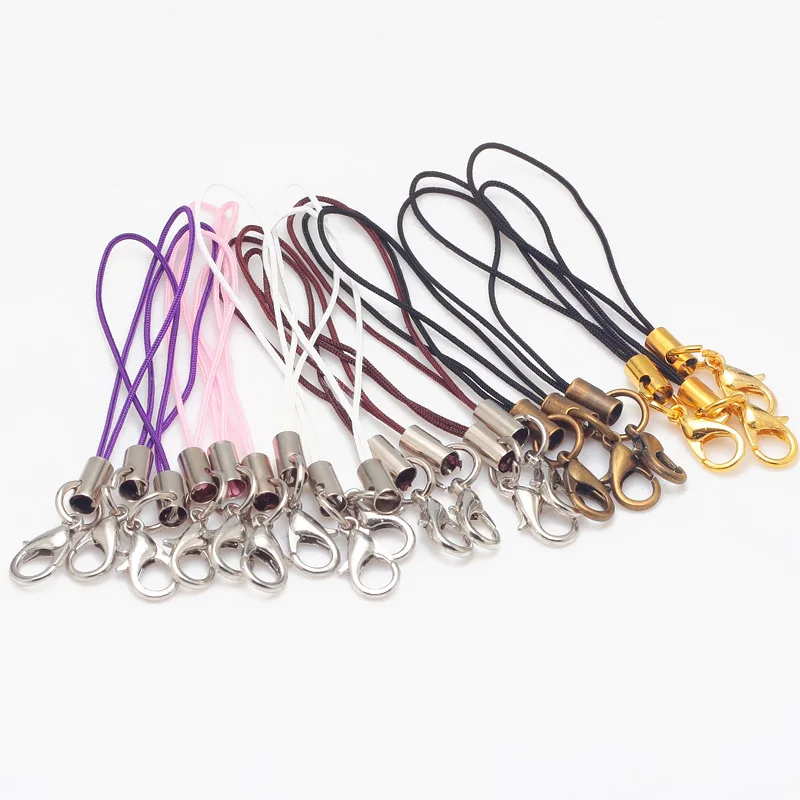 Шнуры для сотового телефона 7 цветов 100 шт./лот 67 мм 7906|jewelry notes|jewelry closetjewelry metal forming tools |