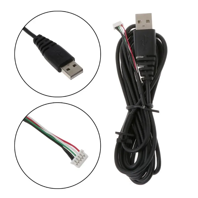 

USB Soft Mouse Cable Line Replacement Wire For SteelSeries Rival 300 Mouse Replacement Cable