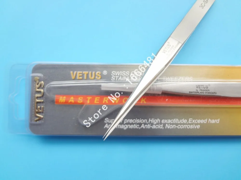 10 шт./лот индивидуальные пинцеты для наращивания ресниц Пинцет Vetus|tweezers eyelash|tweezers