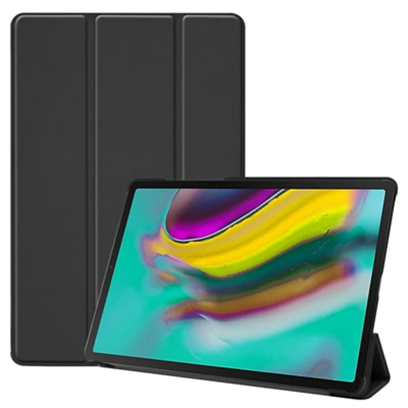 Чехол книжка с откидной крышкой для планшета Samsung Galaxy Tab S5e 10 5 SM T720 T725 + мягкая