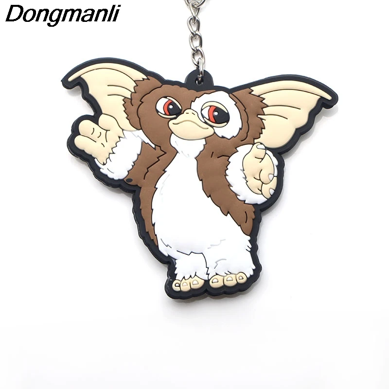 P2997 20 шт./лот Симпатичные Gremlins двухсторонняя ПВХ подвеска брелок автомобильный брелок кольцо держатель для ключей подарок