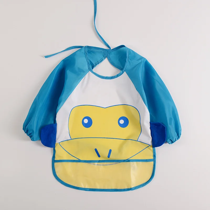 Baby Bibs baby waterproof Boys Girls Infants Cartoon Pattern Burp Cloths For Children Self Feeding Care B025 | Детская одежда и