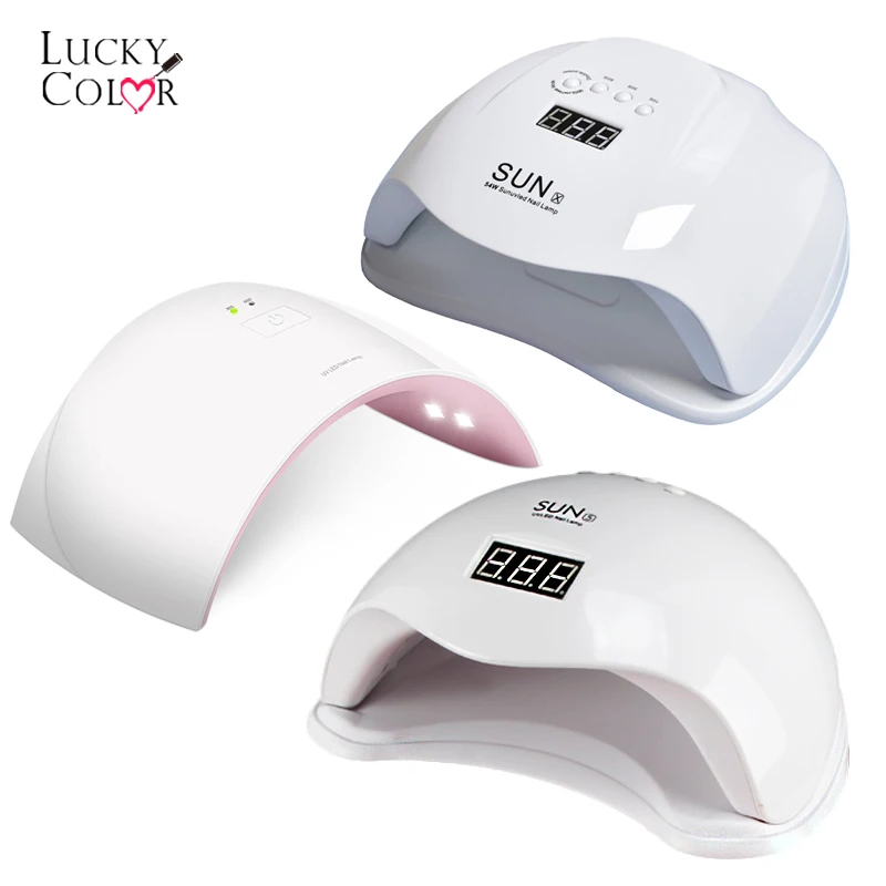 Smart UV/LED Lamp Nail Dryer SUN54W Phototherapy Fingernail Toenail Gel Polish Curing Professional Manicure Pedicure | Красота и
