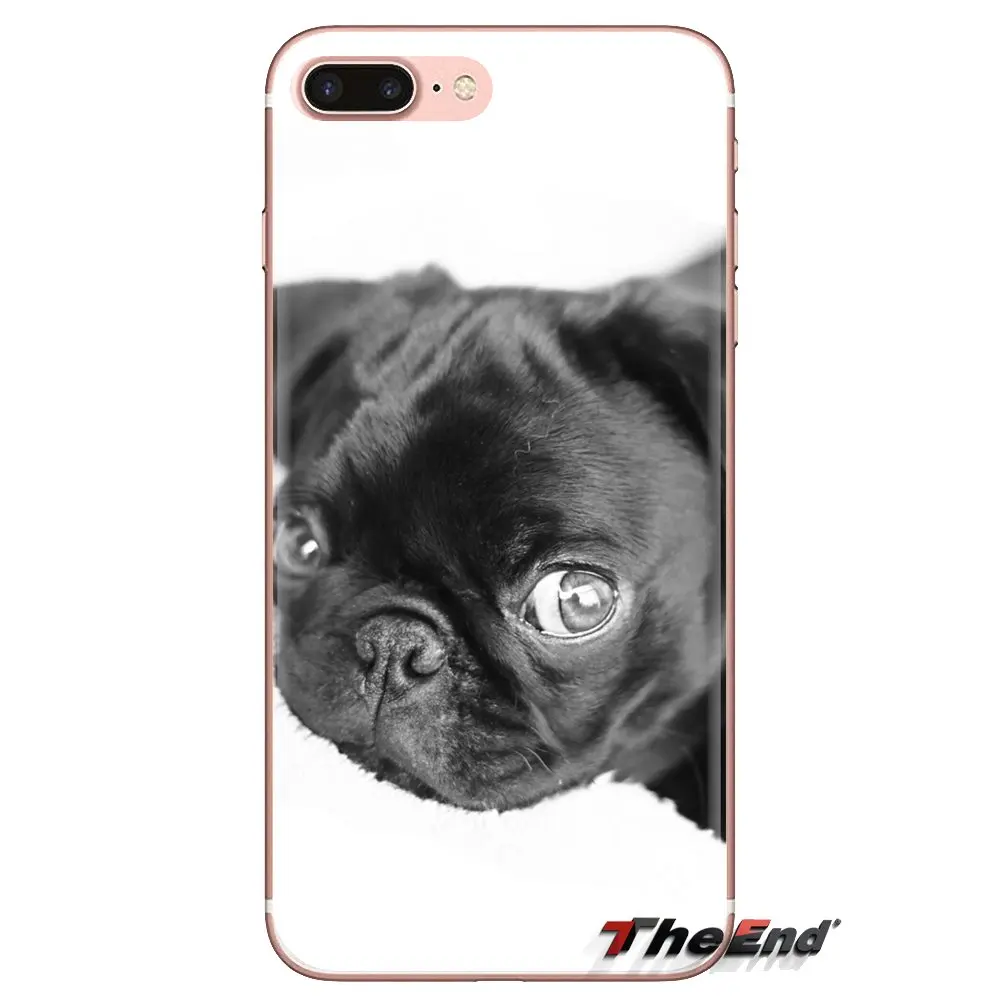 Soft Transparent Cases Covers funny Pug dog For Samsung Galaxy J1 J2 J3 J4 J5 J6 J7 J8 Plus 2018 Prime 2015 2016 2017 |