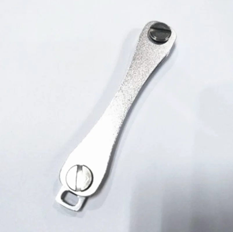 silver Кошелек для кармана «сделай сам», умный брелок, брелок для ключей, кошельки, портативный компактный алюминиевый зажим для ключей, многофункциональный смарт-зажим - Цвет: silver