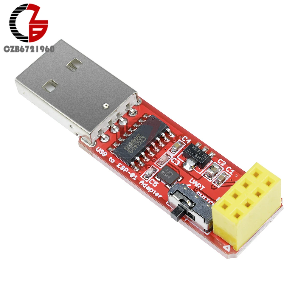 CH340 USB к ESP8266 серийный ESP-01 ESP-01S адаптер беспроводной Wifi разработчик ESP01 ESP01S программист адаптер GPIO модуль