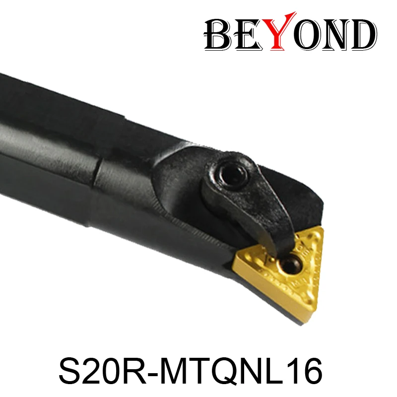 Фото BEYOND 20 мм MTQNR MTQNL S20R-MTQNR16 S20R-MTQNL16 Внутренний токарный держатель для токарного BEYOND 20 мм MTQNR MTQNL S20R-MTQNR16 S20R-MTQNL16 Внутренний токарный держатель для токарного