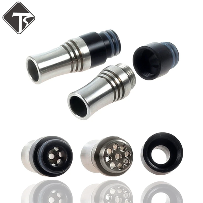 

New 510 Drip Tip With 9 Holes For Atomizer To Prevent E Liquid From Slopping Long Drip Tip Mouthpiece For RDA RTA Tank