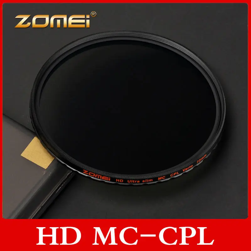 Zomei HD высокой четкости MC поляризационный фильтр с круговым поляризатором CPL Для