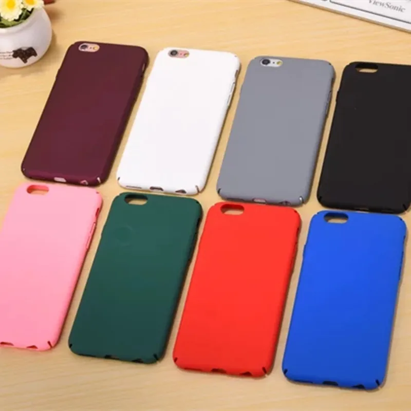 Простой карамельный цвет оболочки для iphone 6s 6 Чехол чистый протектор твердый