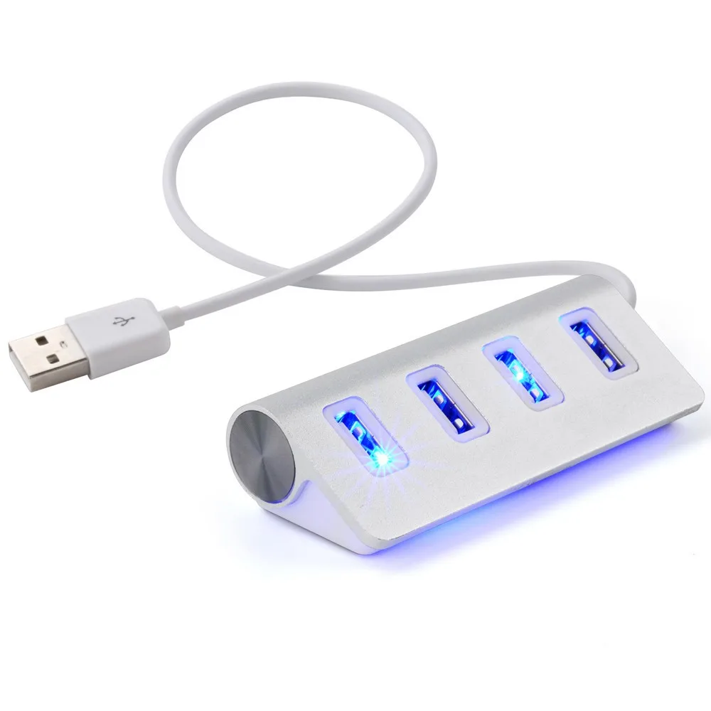 Алюминиевый мини-концентратор Elistooop с 4 USB-портами высокоскоростной
