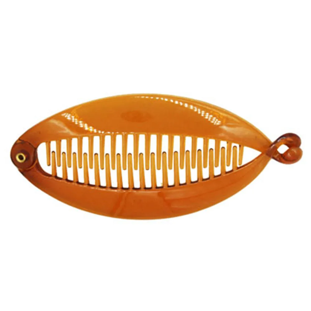 Новый дизайн расческа для волос в виде банана зажим женской рыбки рыбьего хвоста