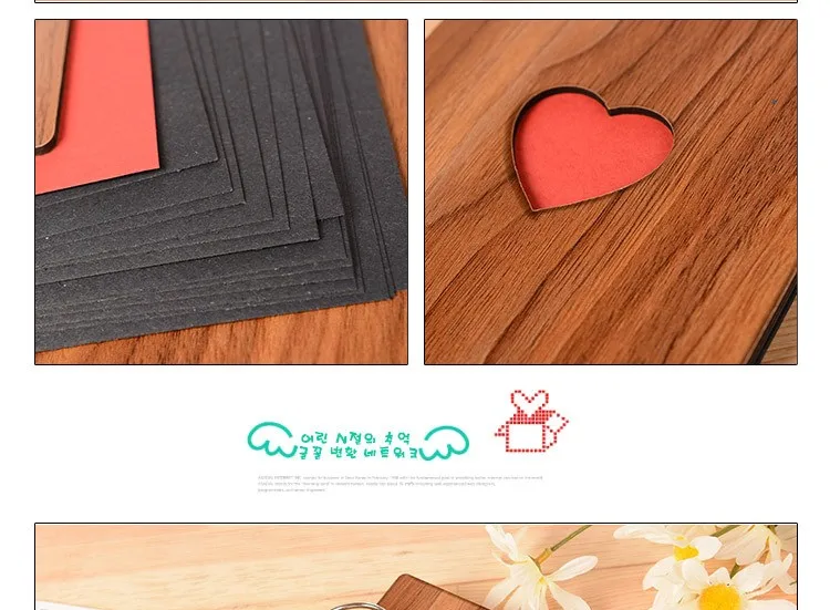 Мини ручной работы паста типа DIY Фотоальбом для влюбленных фотоальбом скрапбукинг наклейка дневник подарки