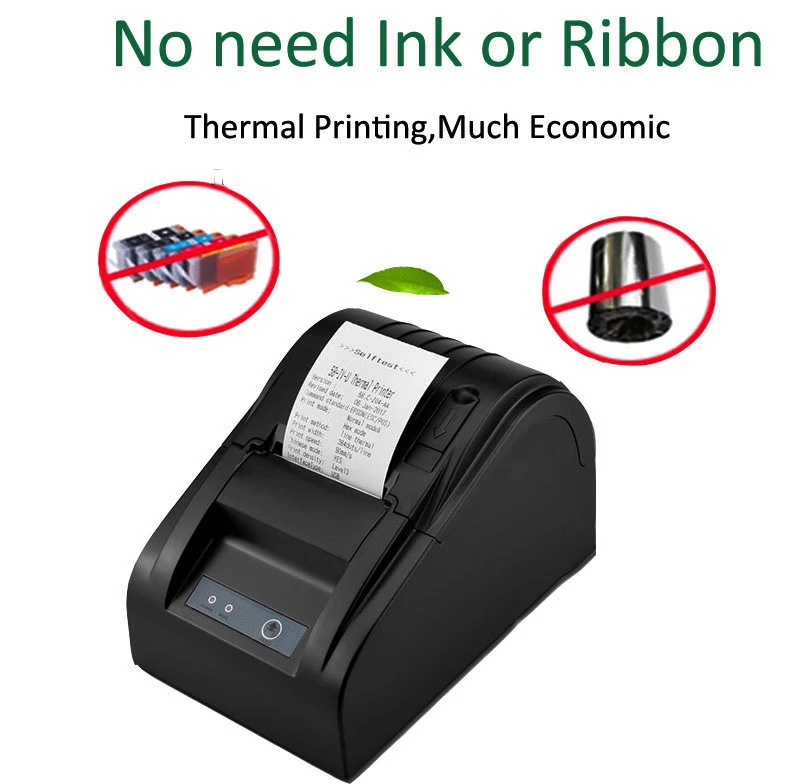 NETUM NT-1890T 58 мм Термопринтер USB Bluetooth термопринтер RS232 POS принтер для ресторана и супермаркета