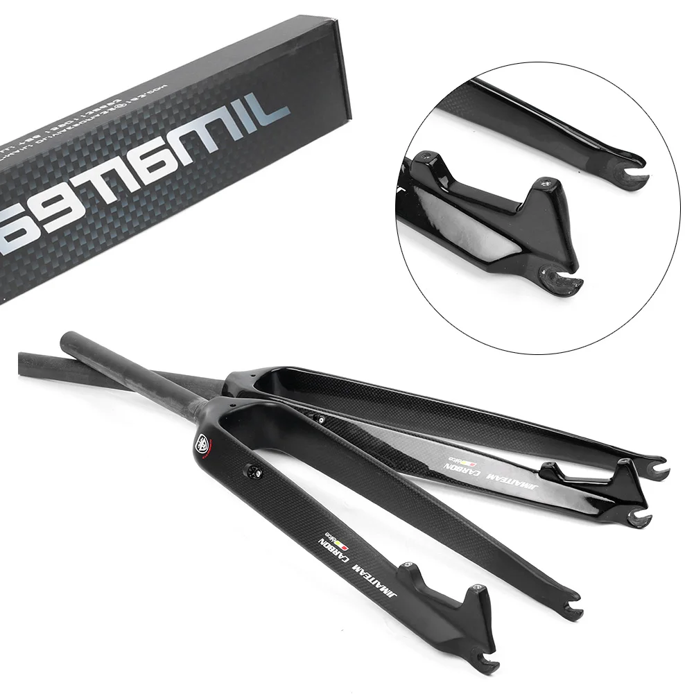 JIMAITEAM полностью углеродная вилка из углеродного волокна 29er жесткая вилка для горного велосипеда углеродная вилка mtb Велосипедная вилка/матовая/глянцевая