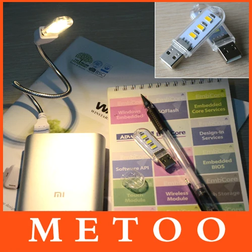 MeeToo Mini USB светодиодный светильник для книг s SMD 1 5 Вт 3 светодиода 5730 лампа кемпинга