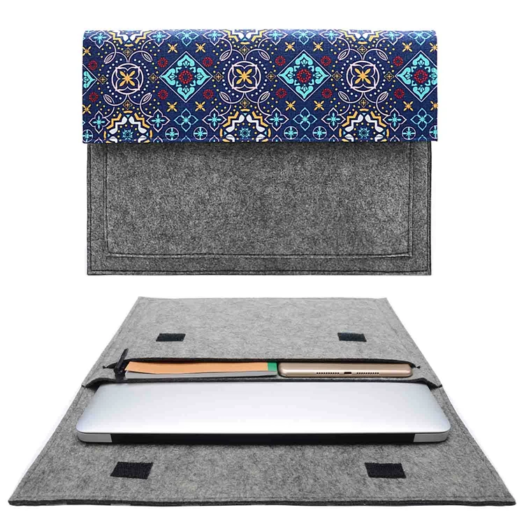 Чехол для ноутбука в национальном стиле фетровый холщовый чехол macbook air 11 цветов ретро сумка горошек 12 13