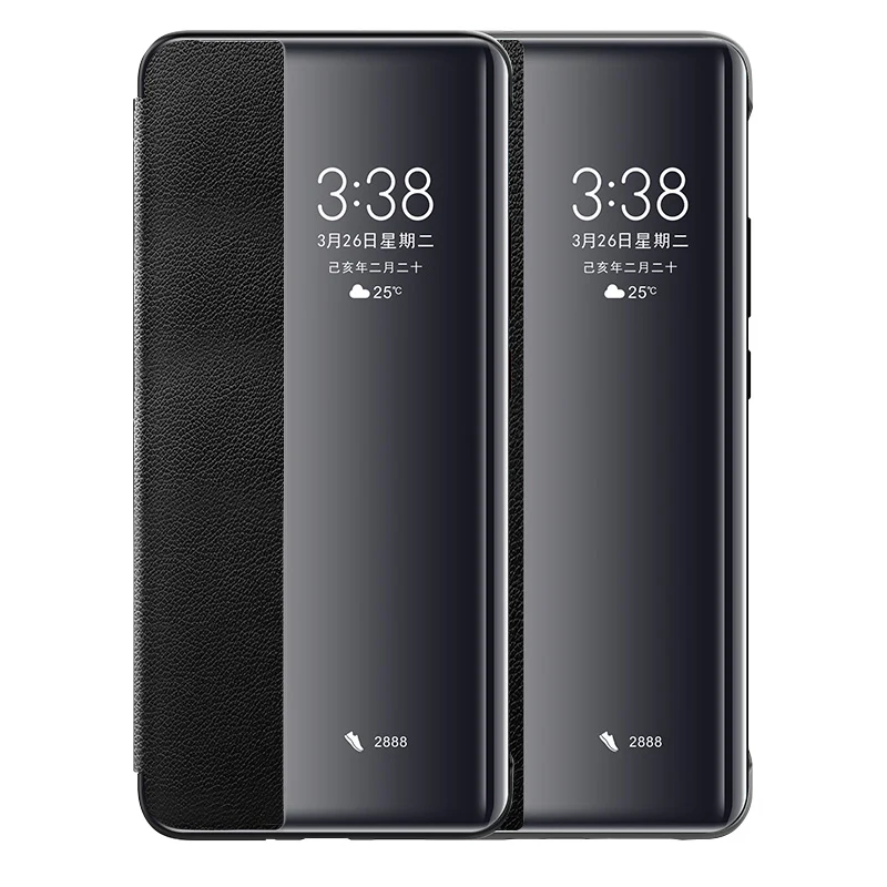Для huawei P30 Pro, флип-кейс из натуральной кожи, умный сенсорный прозрачный оконный чехол для huawei P30Pro, роскошный бизнес-Чехол