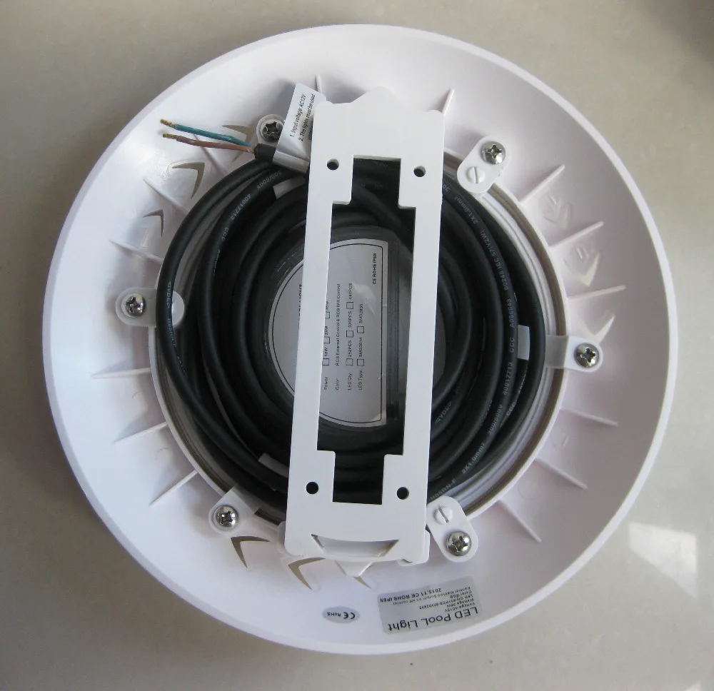 HX подводный светодиодный светильник для бассейна SMD42W 12V RGB пластик смола