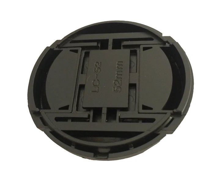 

52mm Center Pinch Snap-on Lens Cap Cover with Cord for SLR Camera Lens All Lens Filter