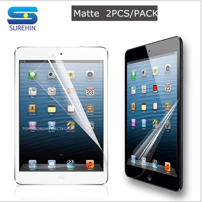 

2PCS/PACK SUREHIN matte protective film for apple ipad pro 12.9 screen protector anti glare film fit 2017 & 2015 together