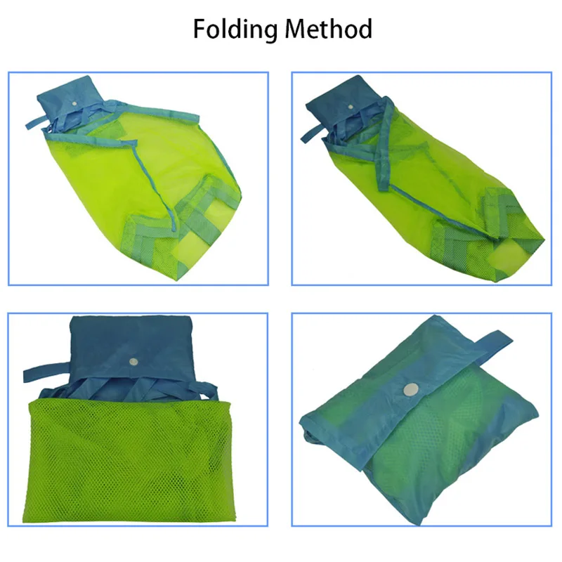 Детские пляжные Сетчатые Сумки Сумка с песком дорожные игрушки одежда для