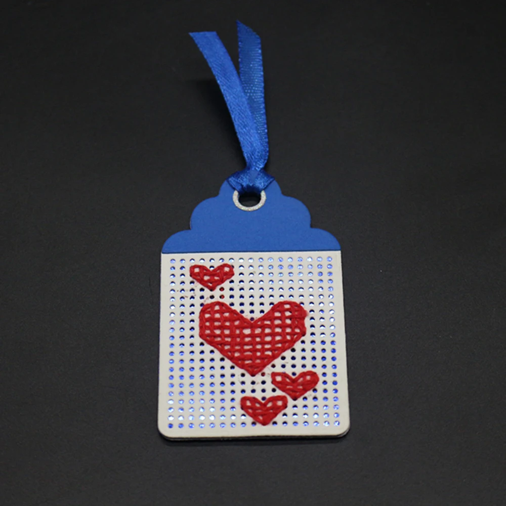 Сделай Сам Скрапбукинг крестиком бирка рамка металлические Вырубные штампы