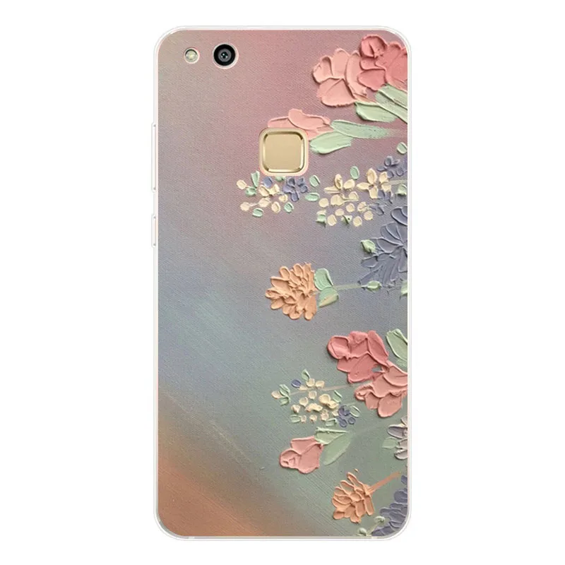 huawei p10 lite Case Silicon Graffiti 3D relief Painting Soft TPU Back Cover for 5.2&quot Phone protect Bags shell |