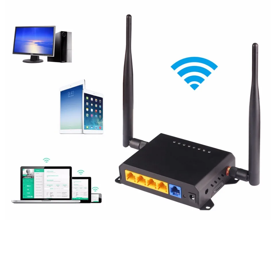 OpenWrt английская прошивка 2,4G Wifi повторитель 300 Мбит/с Высокая мощность через стену беспроводной маршрутизатор сильный Wifi сигнал с 5dBi антенной