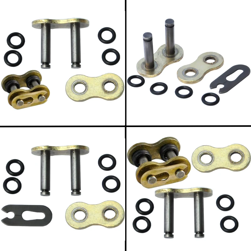 LOPOR 4Pieces Motorcycle Chain Connecting Master Link W/ O-Ring Seal Buckle With size of 525 | Автомобили и мотоциклы