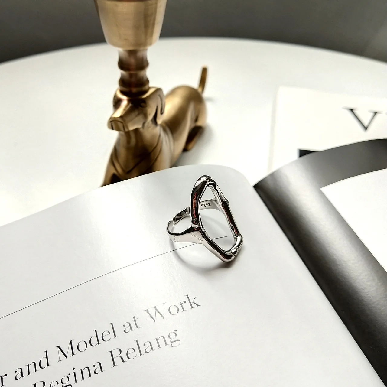 MissYe 2019 new opens 925 sterling silver design ring female personality tidal person jewelry | Украшения и аксессуары