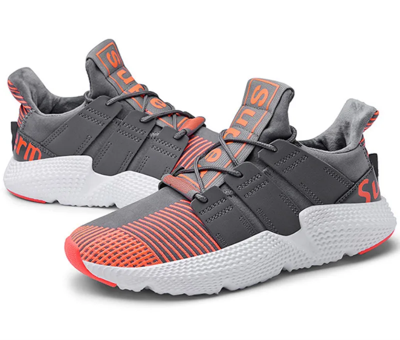 Мужская спортивная обувь для бега Flyknit дышащая беговая Обувь мужские спортивные