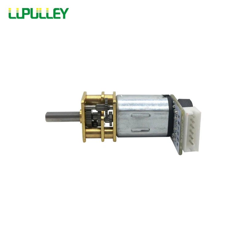 Малый скоростной Шестеренчатый двигатель постоянного тока LUPULLEY GA12 N20 с кодовым