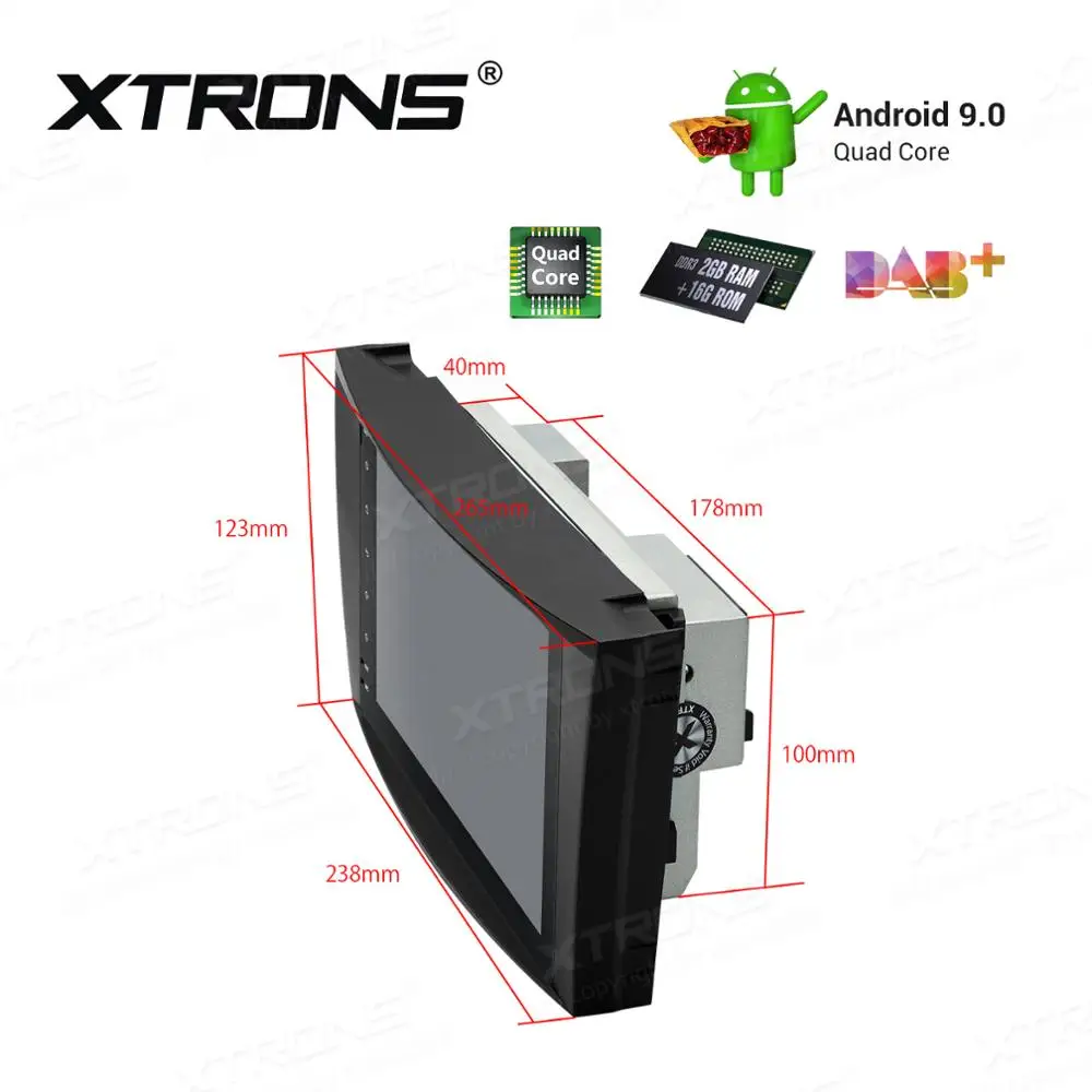 XTRONS Android 9 0 головное устройство Автомобильный Радио плеер GPS для Mercedes Benz W211 E200 E220