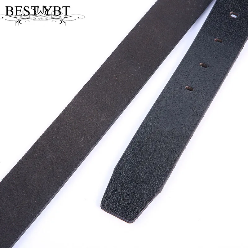 

Best YBT Men belt Men fashion Men business affairs Alloy pin bukcle belt high quality solid color casual simple belt
