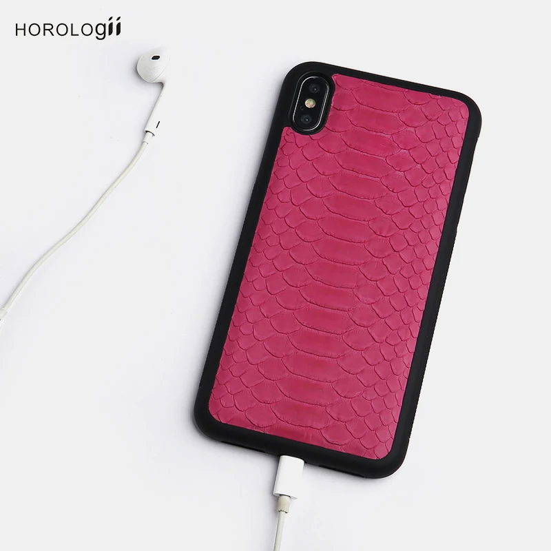 Horologii, дизайн, чехол из змеиной кожи для iphone 11 Pro Max, чехол s X MAX, кожаный чехол для индивидуального заказа, Прямая поставка