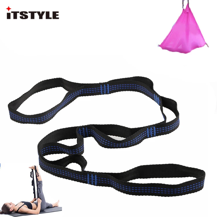 Антигравитационный гамак ITSTYLE для аэройоги веревка с хризантемой эластичный