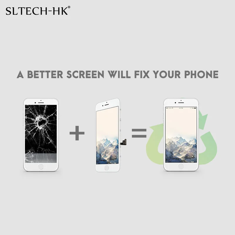 ЖК экран AAA + для iPhone 6 7 8 Plus сменный 5 X XR XS MAX без битых пикселей с 3D сенсорным
