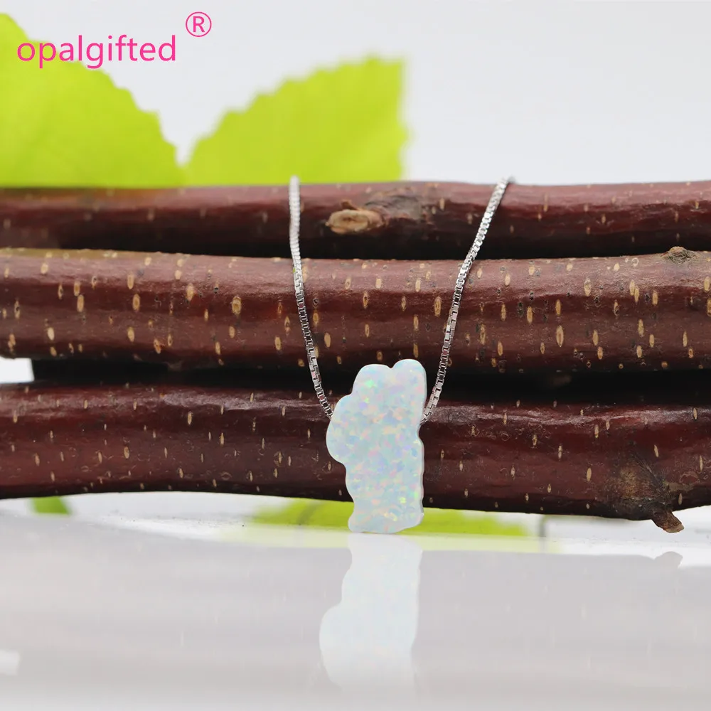 1pc/lot Free shipping 9*15mm Blue Opal Lake Tahoe Necklace Synthetic 925 Sterling Silver lake tahoe | Украшения и аксессуары