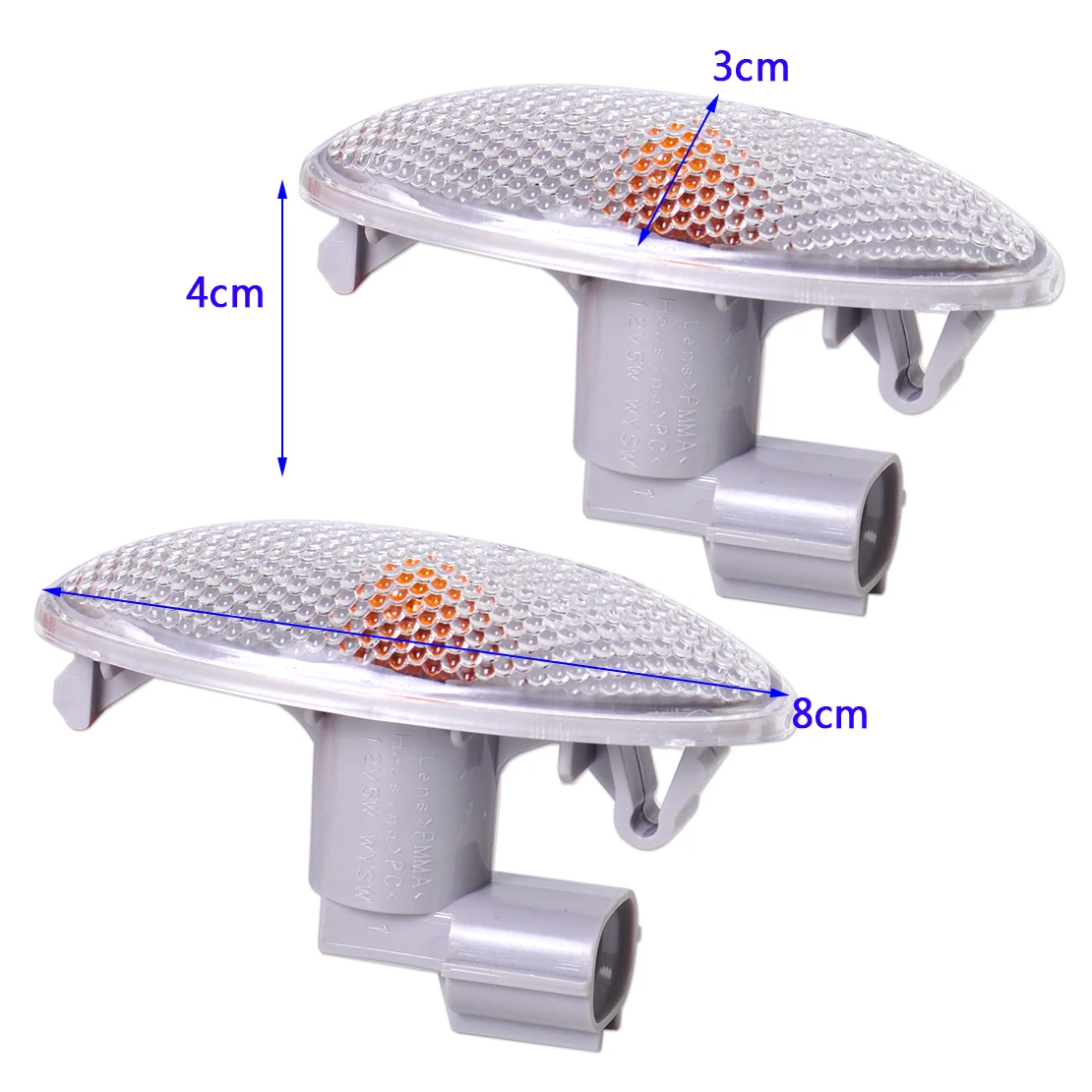 DWCX 2x автомобиль Поворотники боковые лампы фара крыла 12V для Toyota Corolla Camry Yaris RAV4 2006 2007 2008 2009 2010 2011 2012 2013